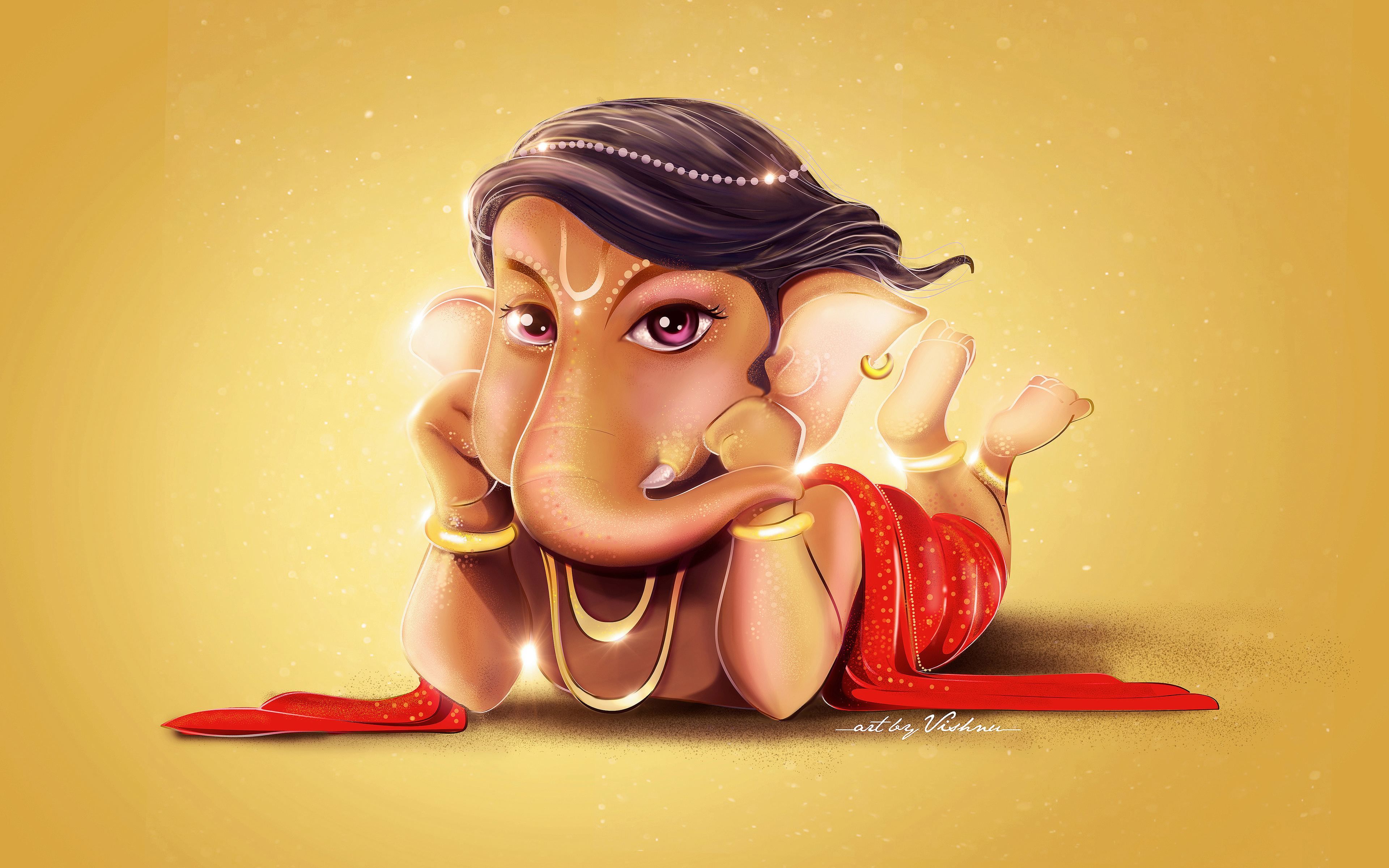 Cute Lord Ganesha HD 4K8091812973 - Cute Lord Ganesha HD 4K - Work, Lord, Ganesha, Cute